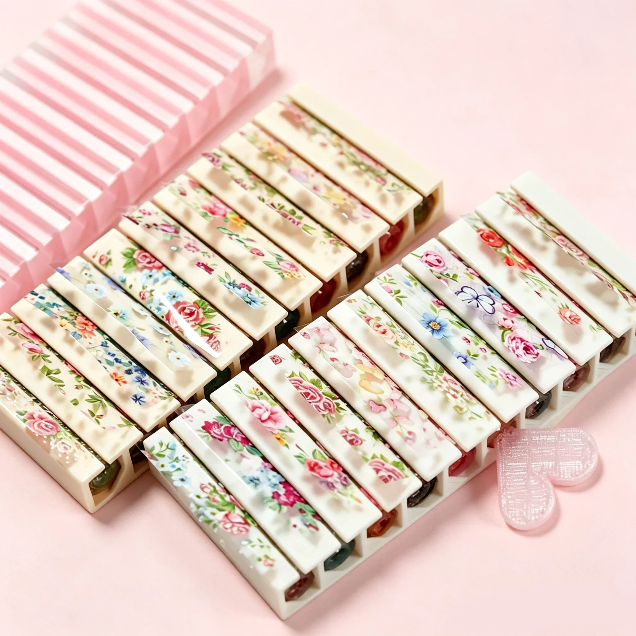 Portable 10-Grid Nail Starry F - Nail Foil Transfer recension och pris
