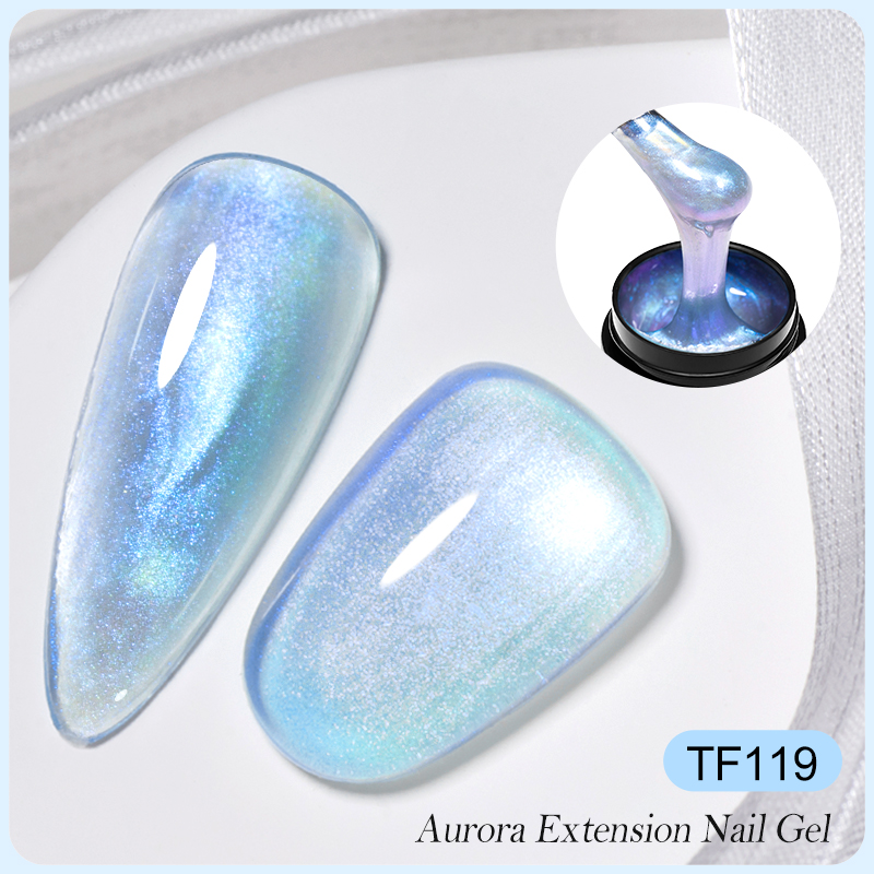 6Pcs/Set Aurora Extension Nail - Nail Art Ombre Pink recension och pris