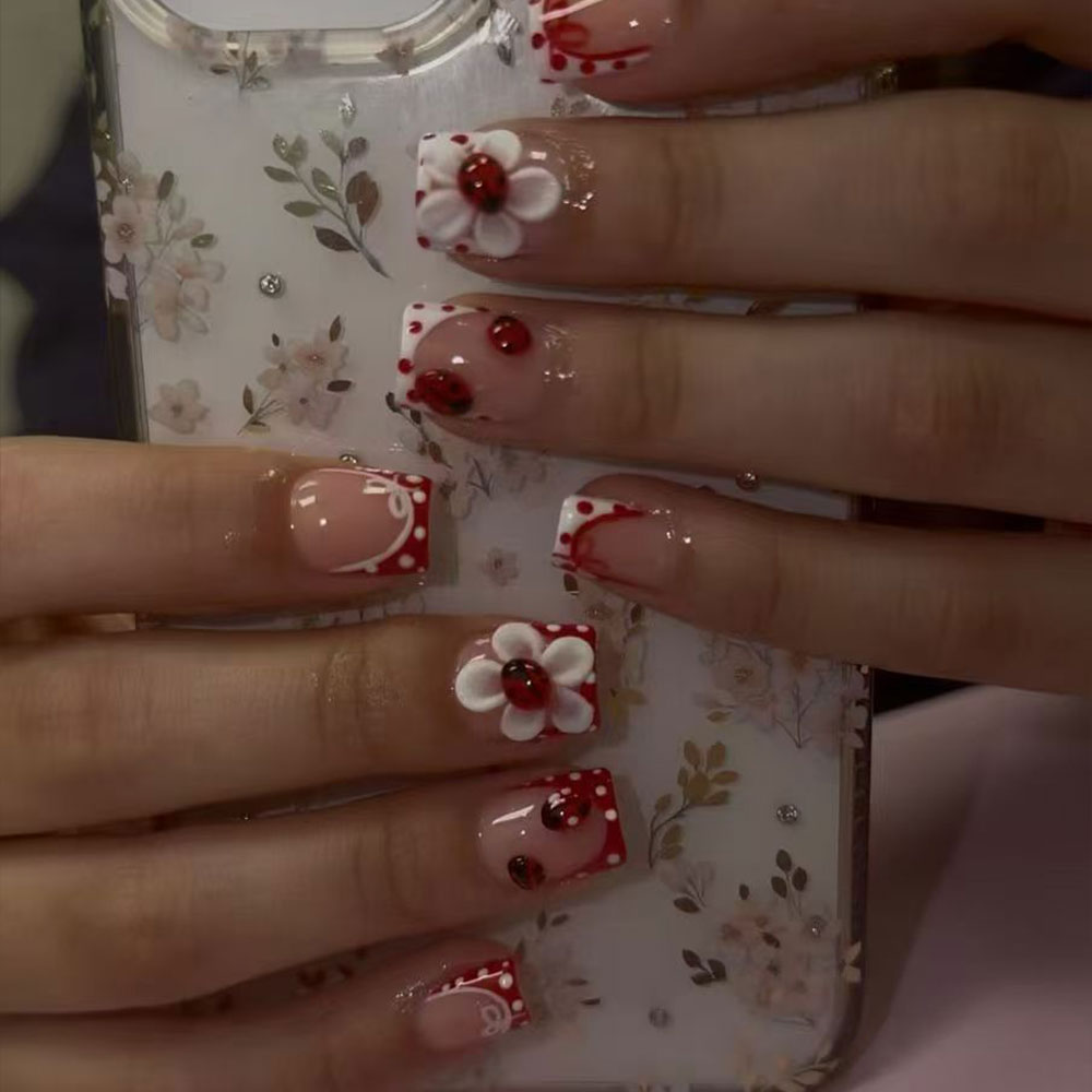 24 Pieces Per Set. Rectangular - Nail Art French Nails recension och pris