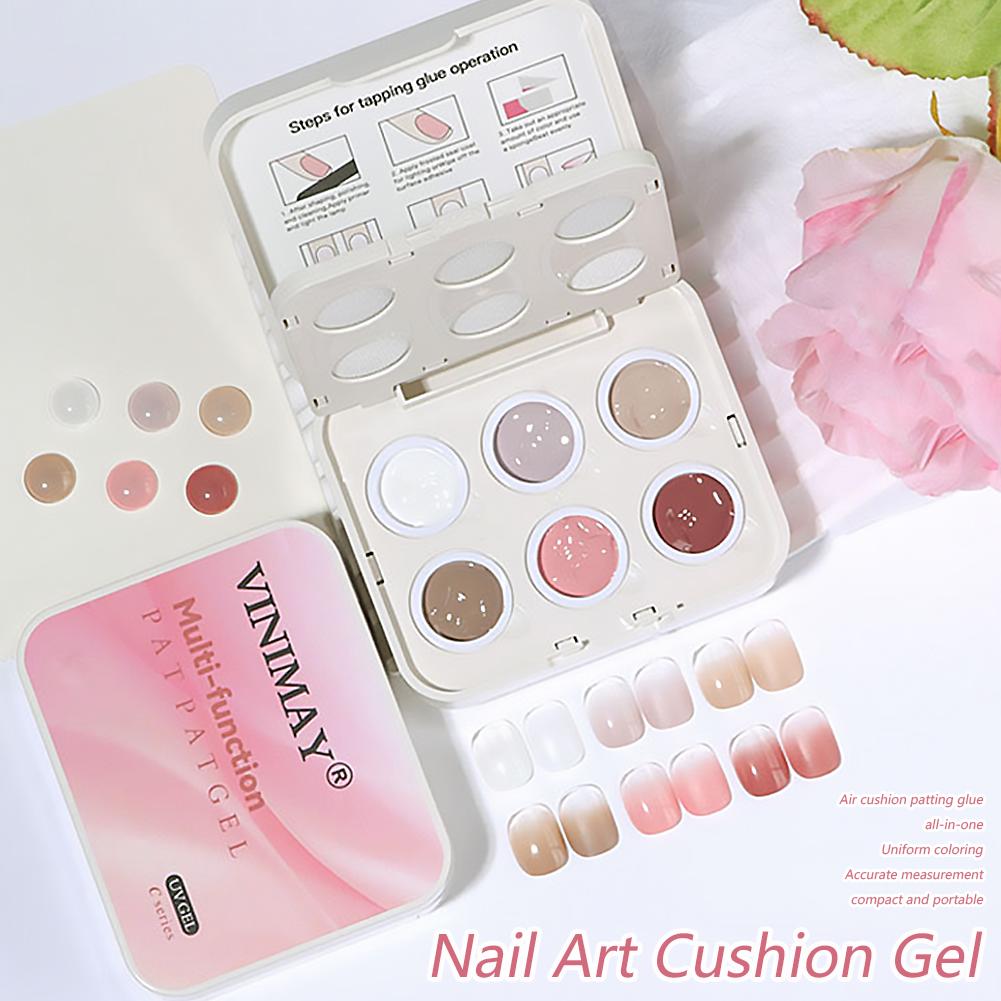 6 Colors Ombre Nail Gradient G - Nail Art Ombre Pink recension och pris