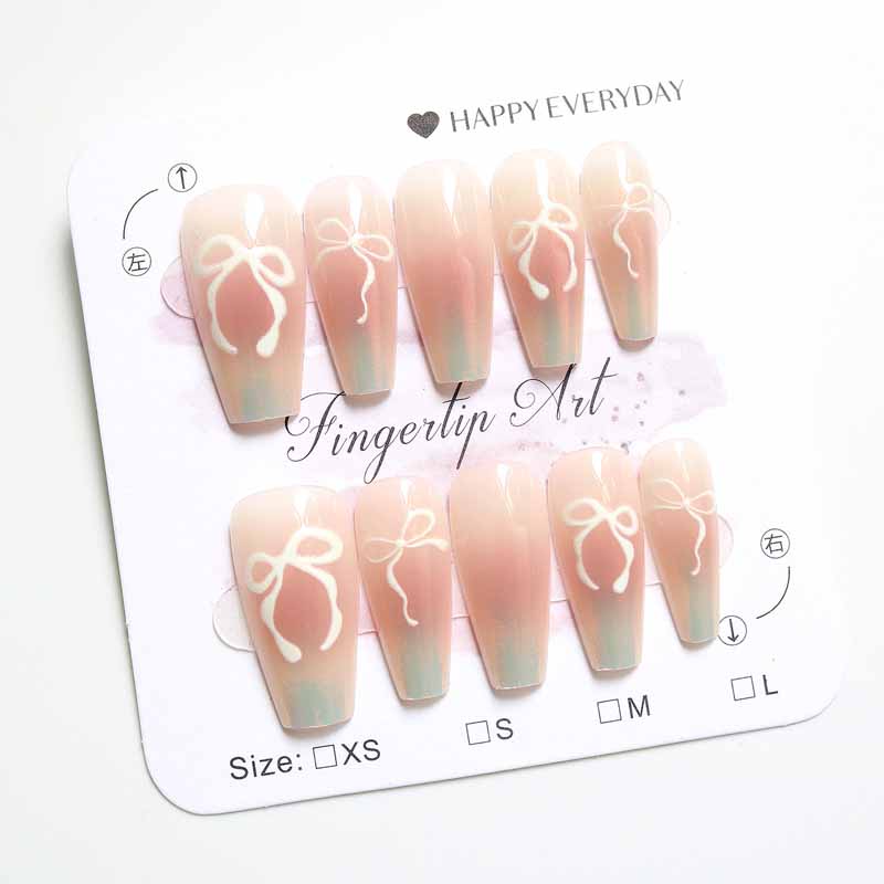 10 Pcs Women French Style High - Nail Art French Nails recension och pris