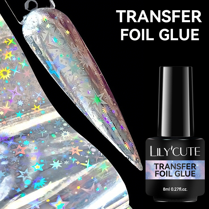 LILYCUTE 8ML Transfer Foil Glu - Nail Foil Transfer recension och pris