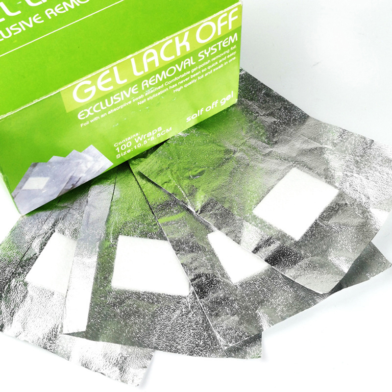 100Pcs/Box Nail Art Foil Polis - Nail Foil Transfer recension och pris