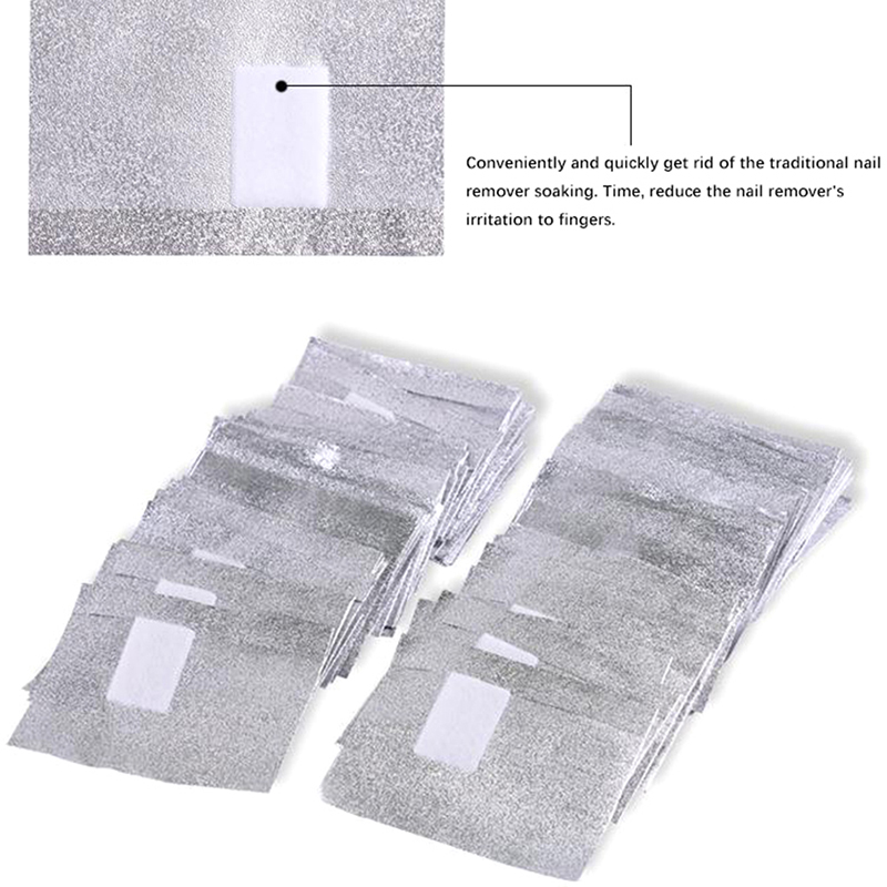 100Pcs/Box Nail Art Foil Polis - Nail Foil Transfer recension och pris
