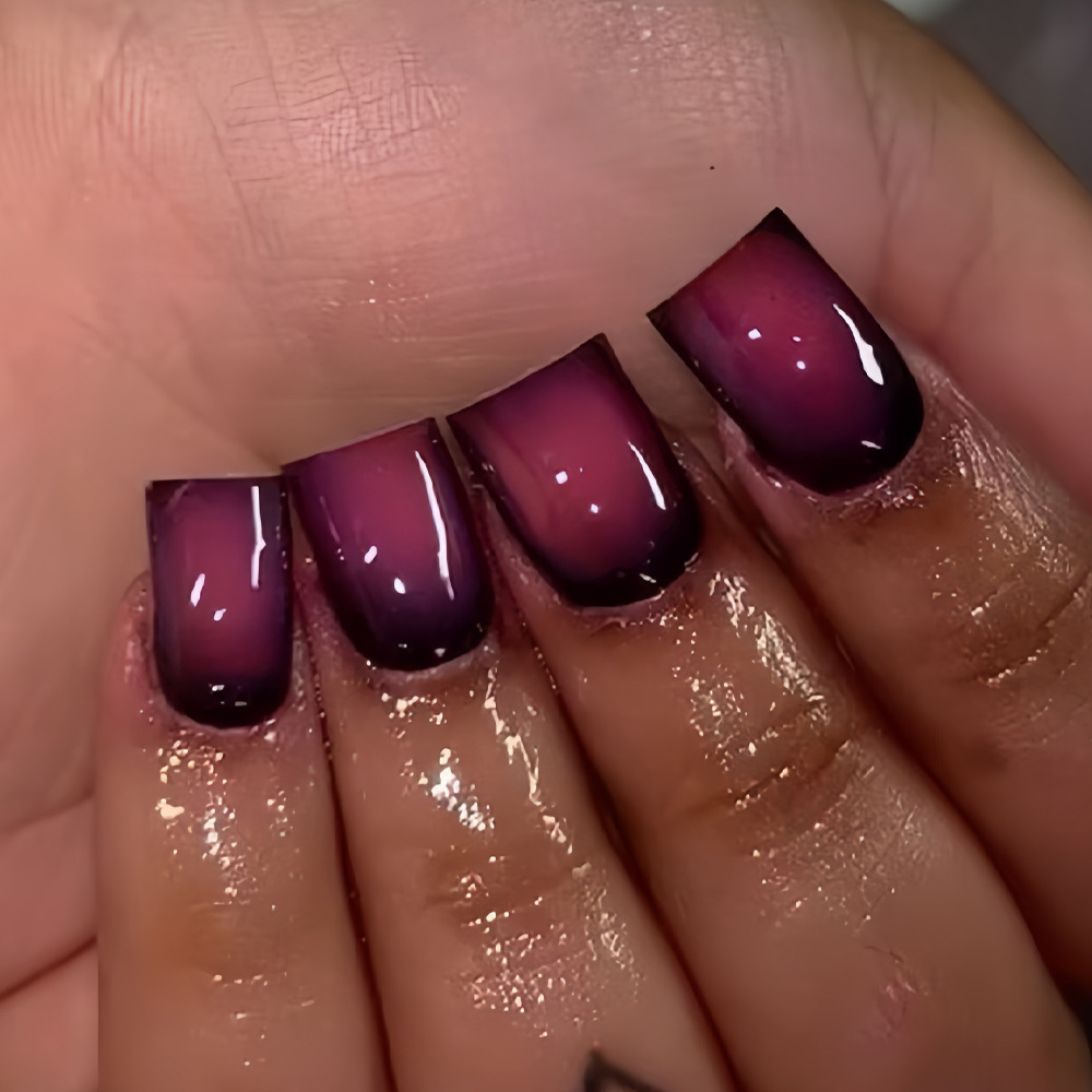 Short Square fake nails for wo - Nail Art French Nails recension och pris
