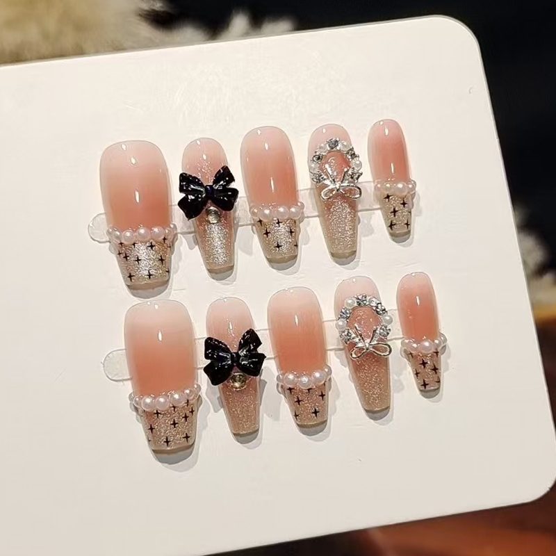 10Pcs French Sweet Cool Spicy  - Nail Art French Nails recension och pris