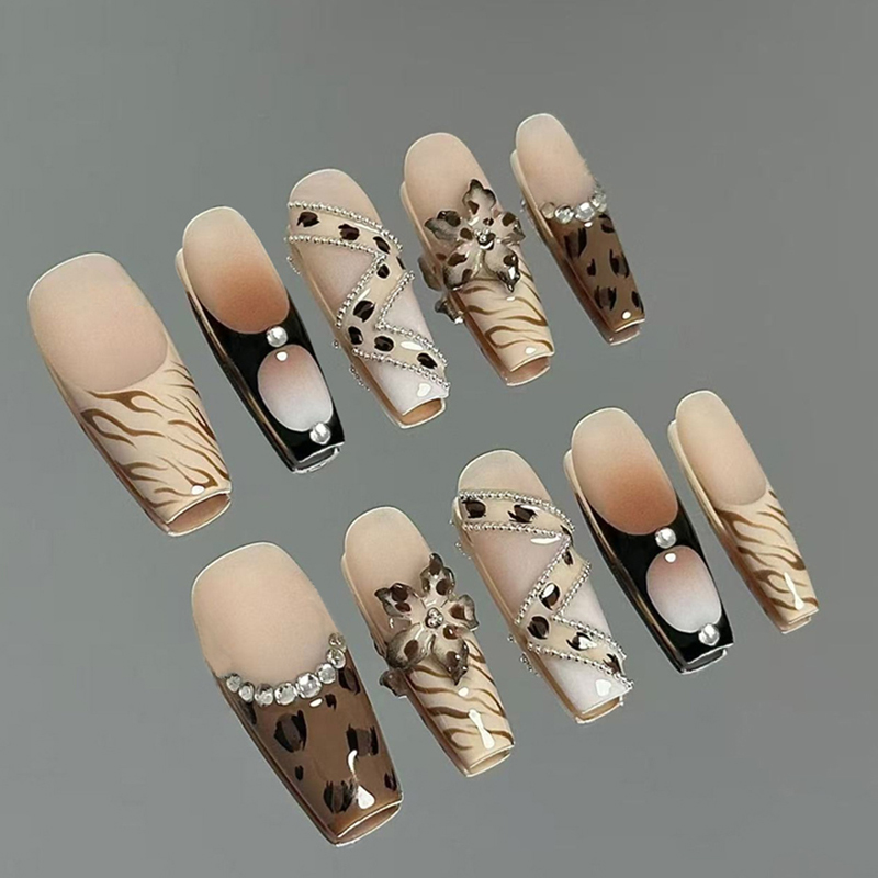10Pcs French Sweet Cool Light  - Nail Art French Nails recension och pris
