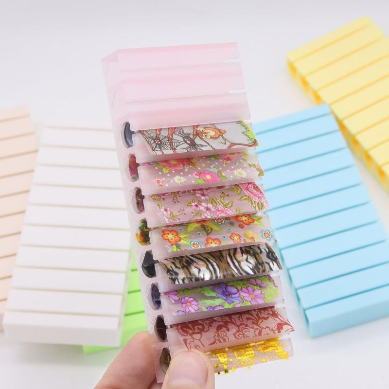 1 Set Transfer Paper Organizer - Nail Foil Transfer recension och pris