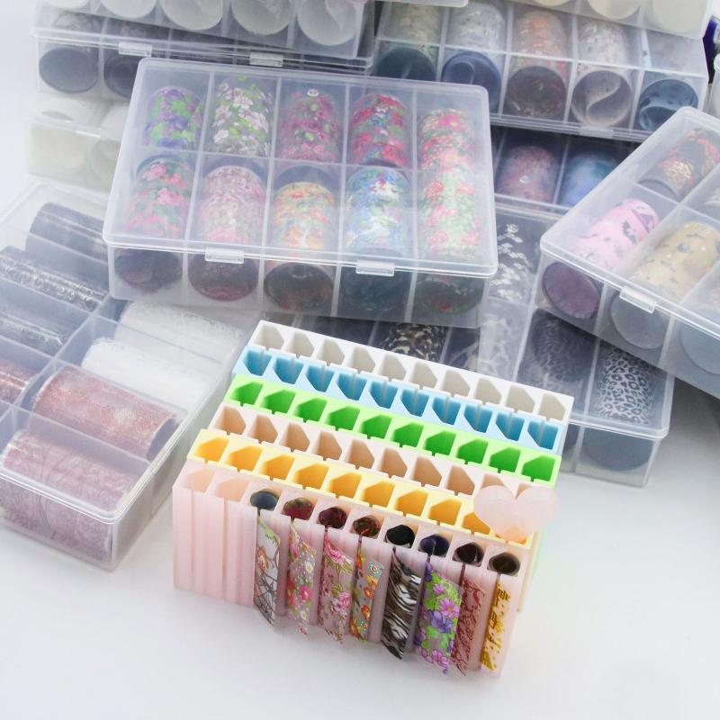 1 Set Transfer Paper Organizer - Nail Foil Transfer recension och pris