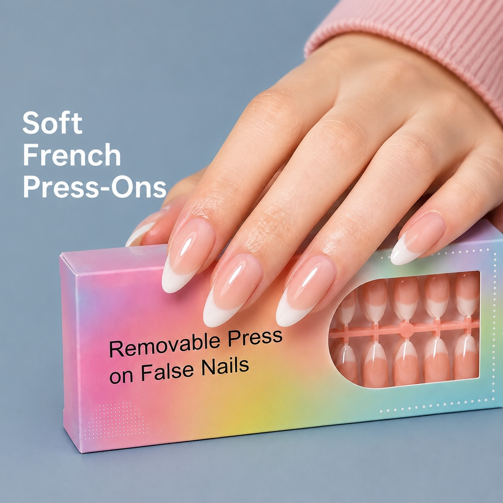 150Pcs Ins Trendy French Ombre - Nail Art Ombre Pink recension och pris