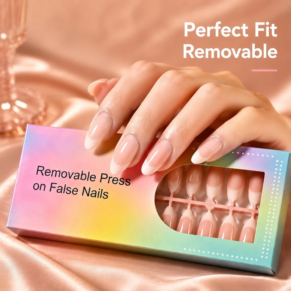 150Pcs Ins Trendy French Ombre - Nail Art Ombre Pink recension och pris