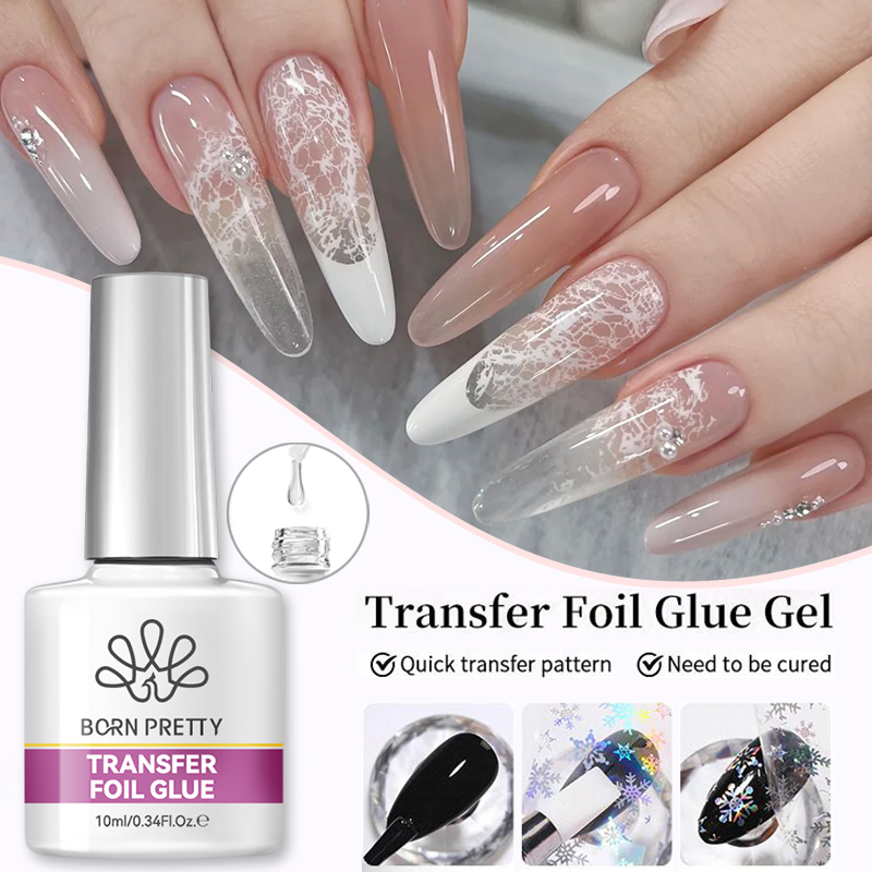 BORN PRETTY Nail Foil Glue Gel - Nail Foil Transfer recension och pris